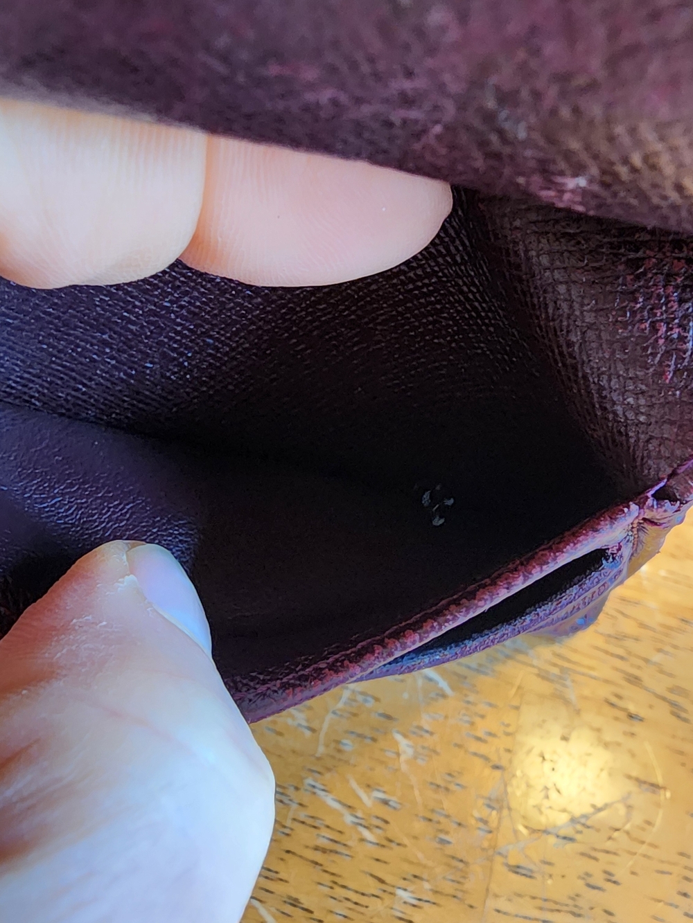 Louis Vuitton Men's Compact Bi-Fold Wallet - Taiga Dark Brown Leather - Picture 5 of 9